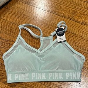 PINK Victoria's Secret Sports Bra - Light Green